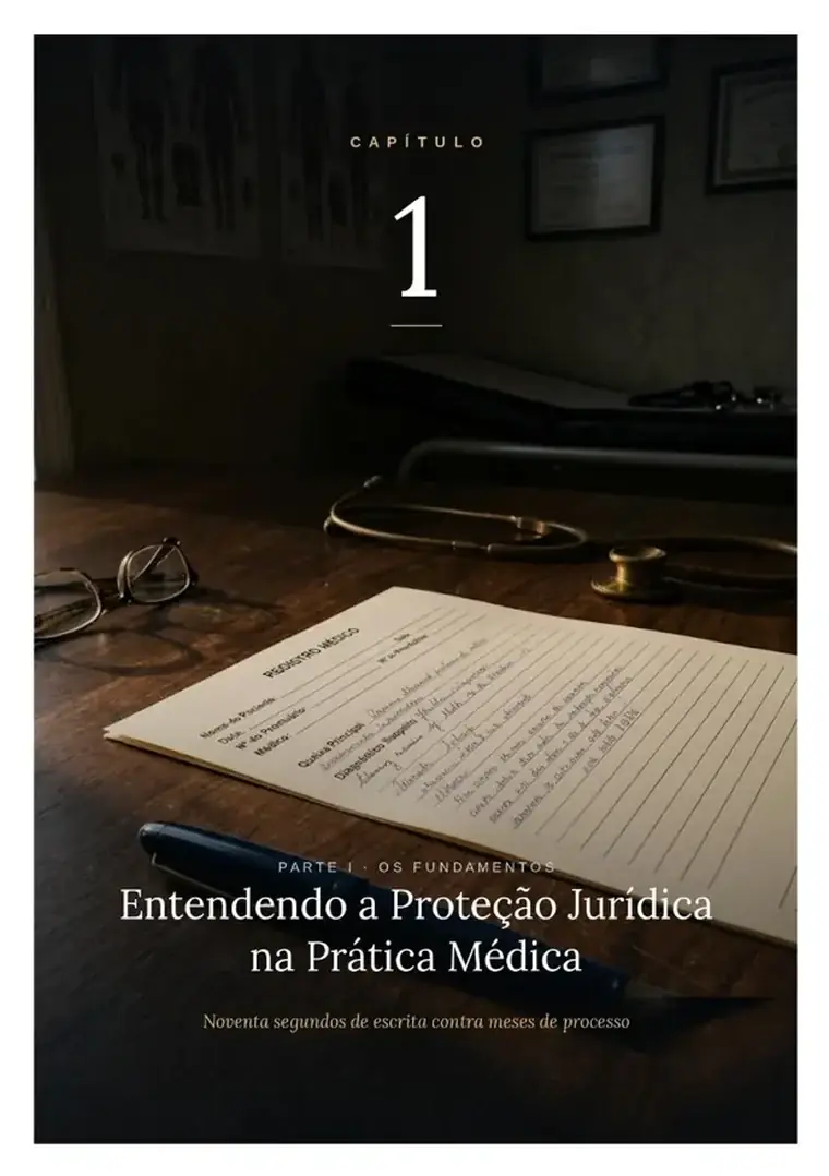 Página de abertura do Capítulo 1 do e-book Médico Blindado, 2ª edição
